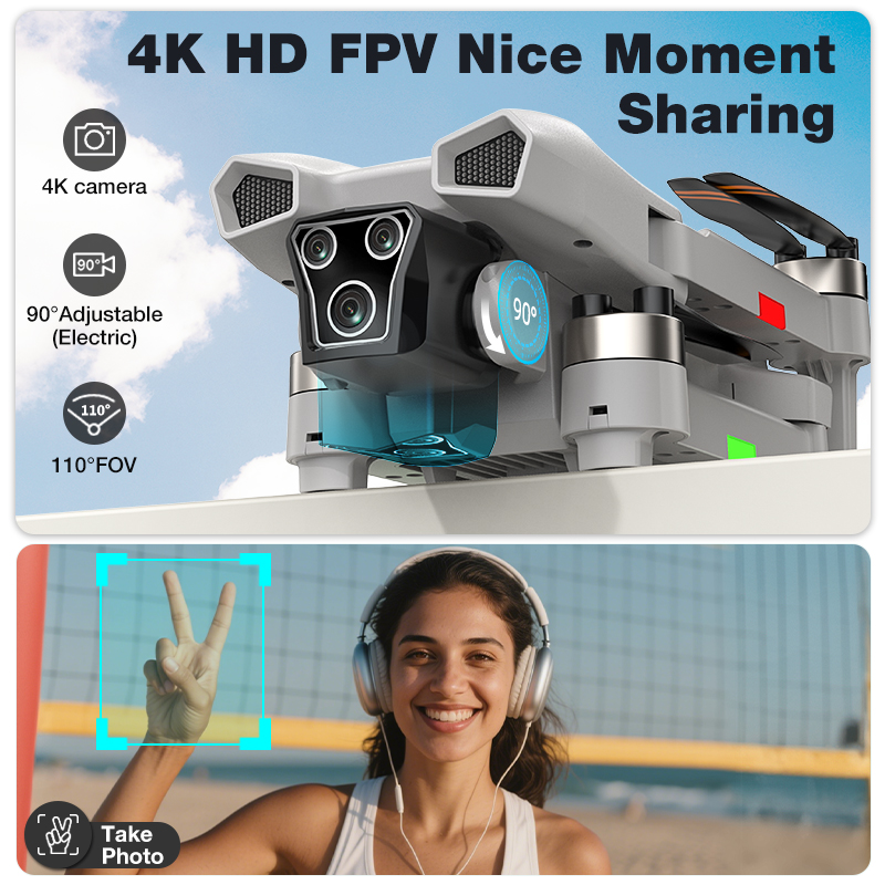 NEW Hot L017 Pro Drone Brushle - đánh giá và giá Drone Camera Hd